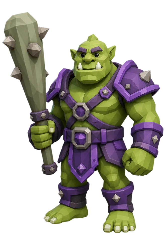 Pixit low-poly fantasy monster
